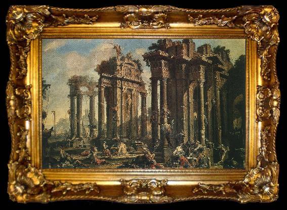 framed  MAGNASCO, Alessandro Annunciation (detail) sg, ta009-2
